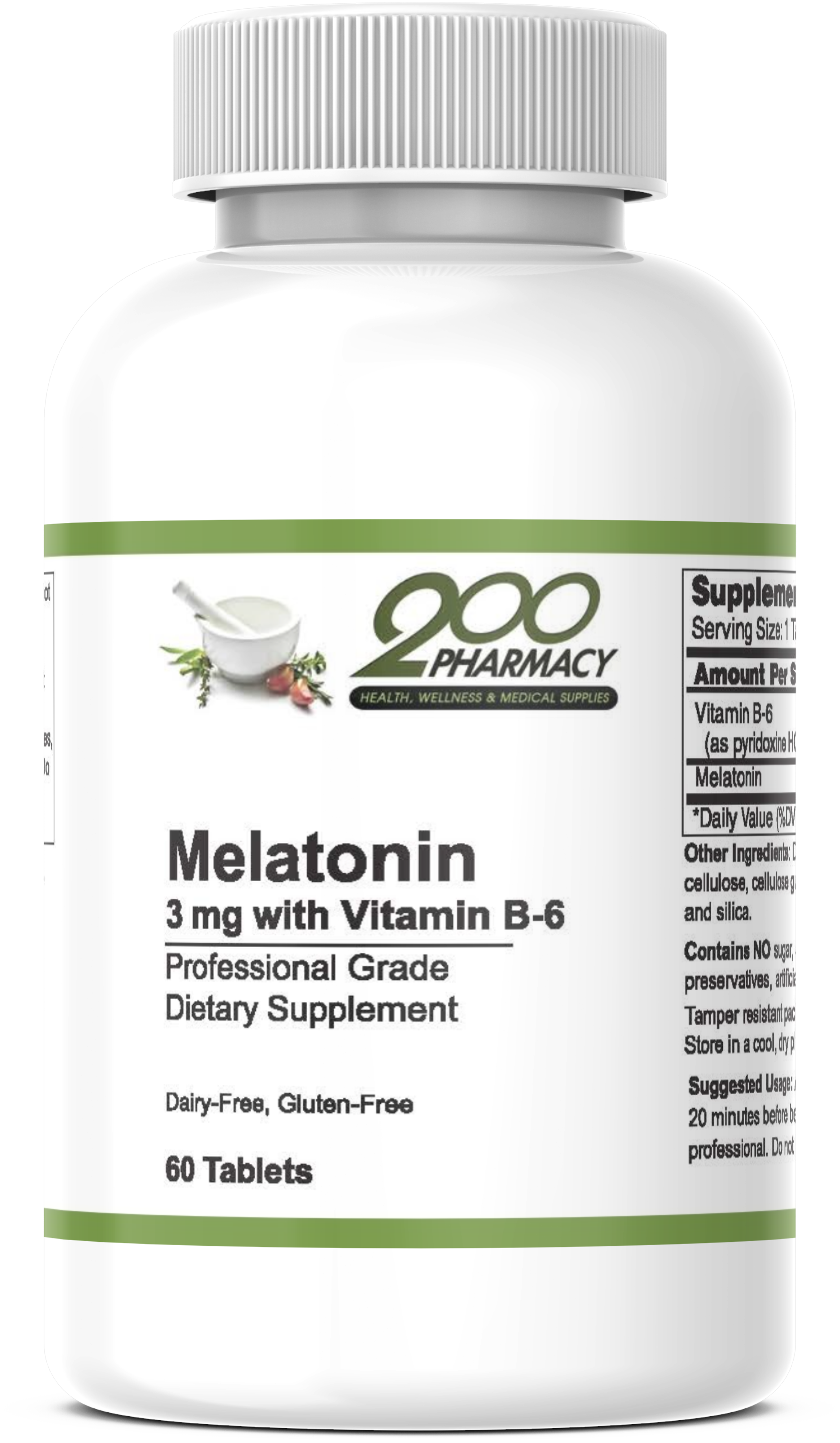 Melatonin 3mg with Vitamin B-6