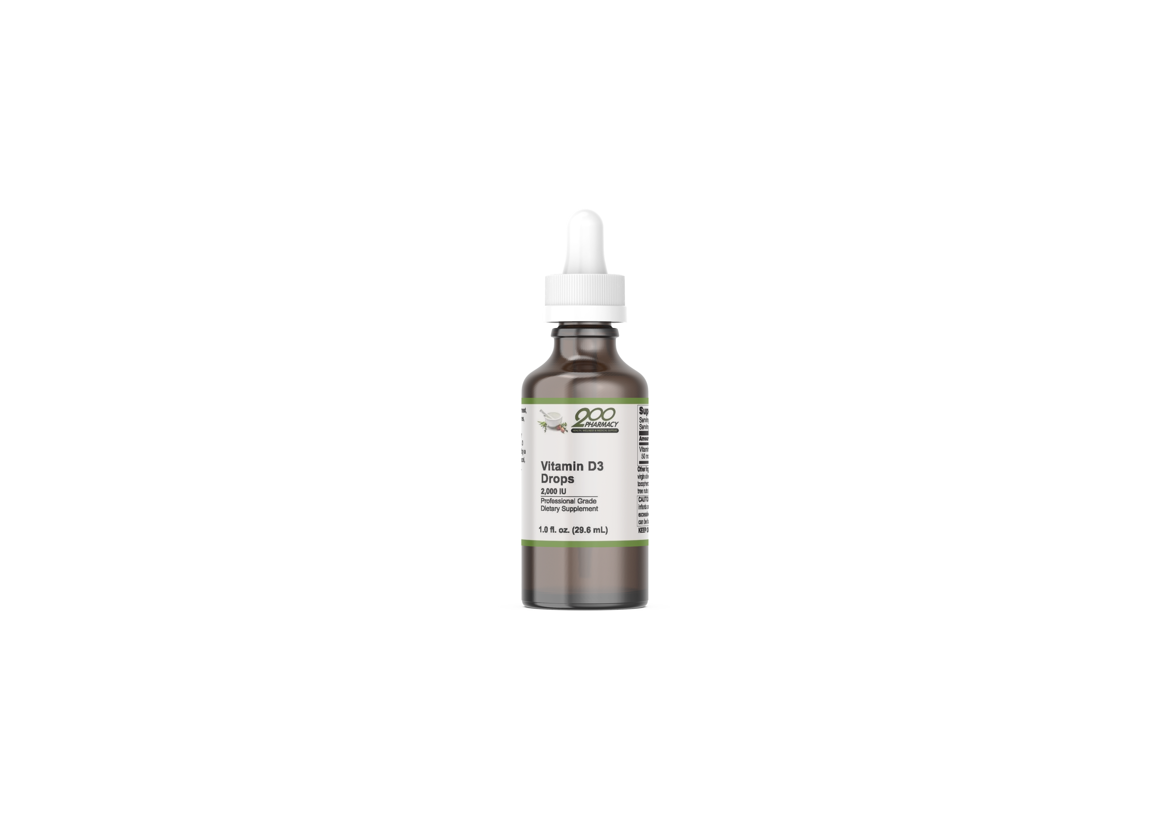 Vitamin D3 Drops 2000 I.U. / 1.0 fl oz (30 mL)