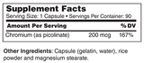 Chromium Picolinate  - 90 capsules